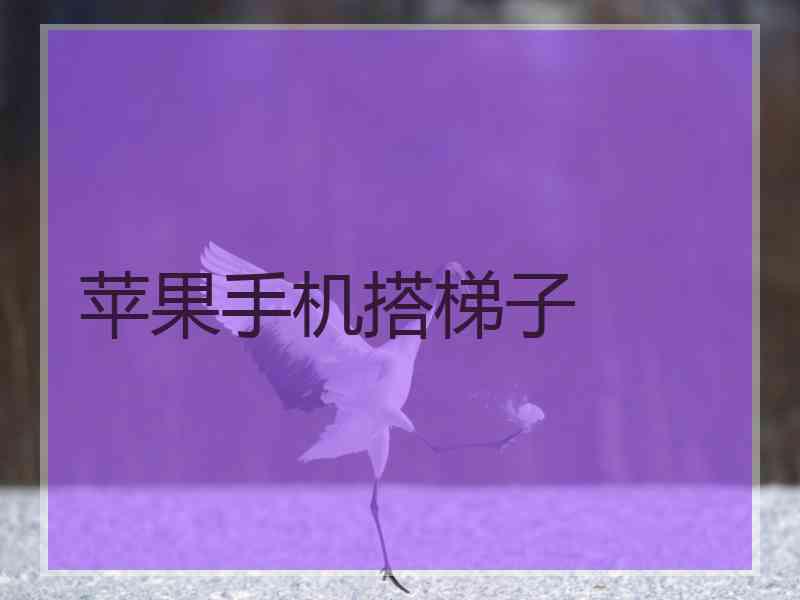 苹果手机搭梯子