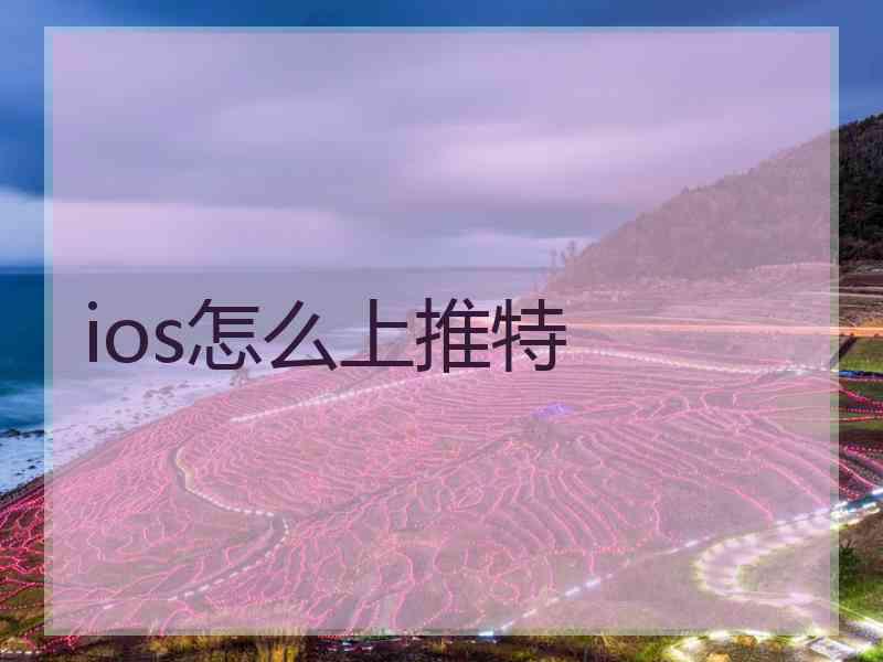ios怎么上推特