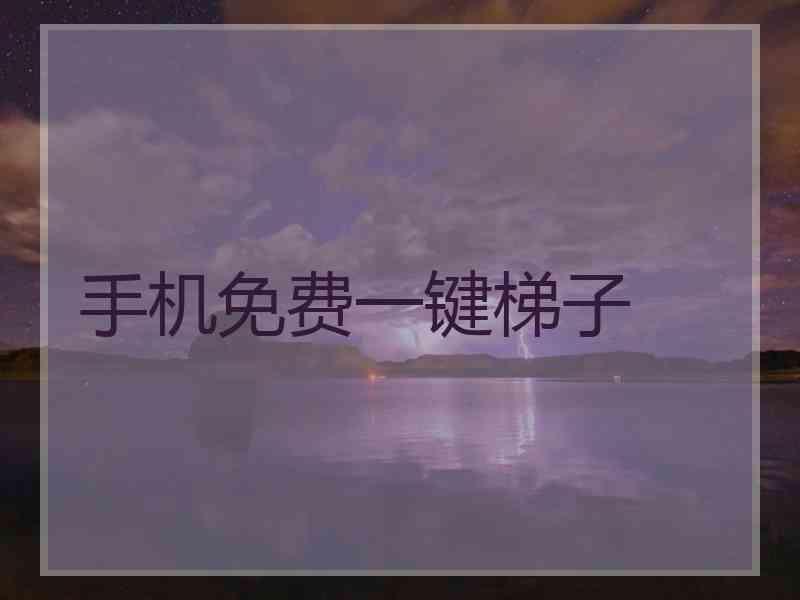 手机免费一键梯子