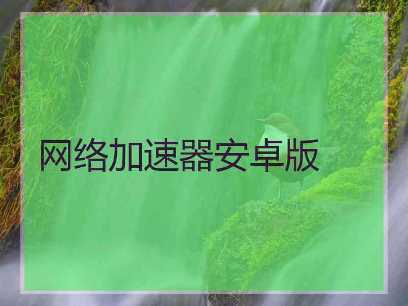 网络加速器安卓版