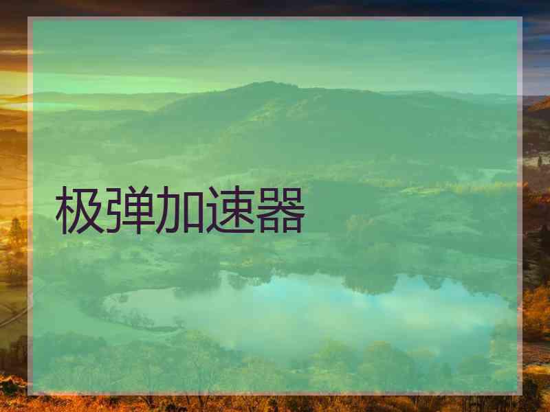 极弹加速器
