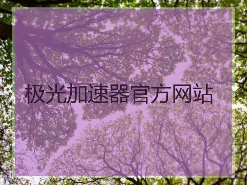 极光加速器官方网站