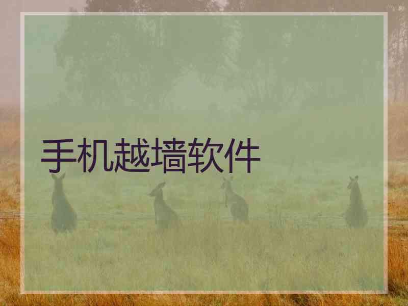 手机越墙软件
