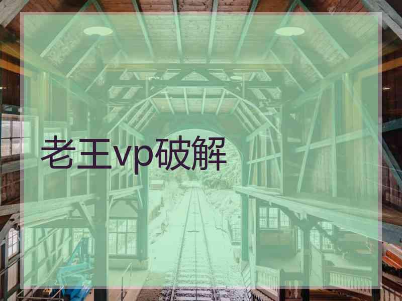 老王vp破解