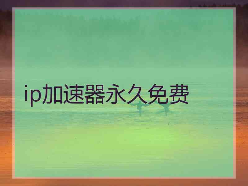 ip加速器永久免费