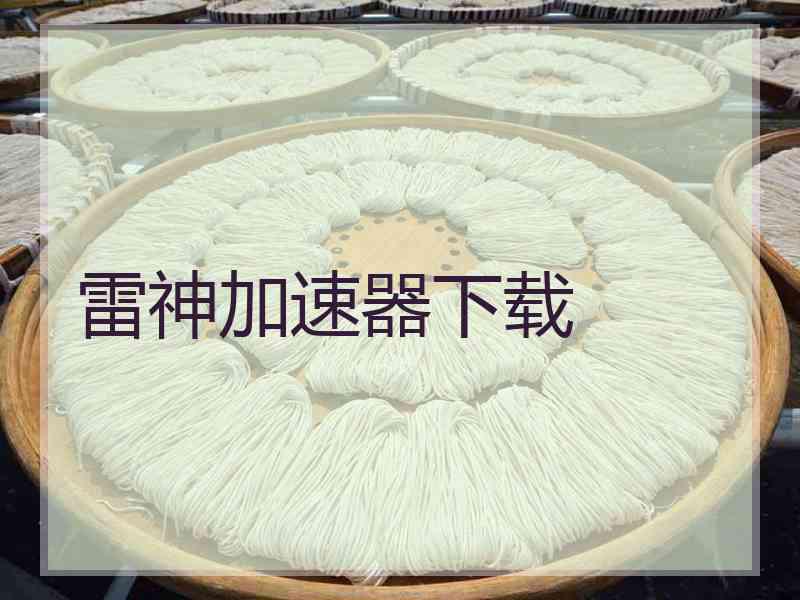 雷神加速器下载
