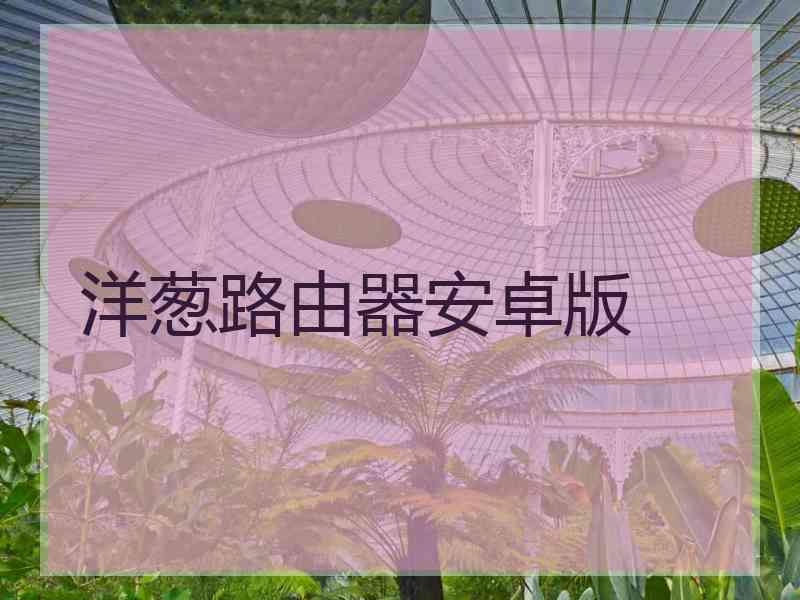 洋葱路由器安卓版