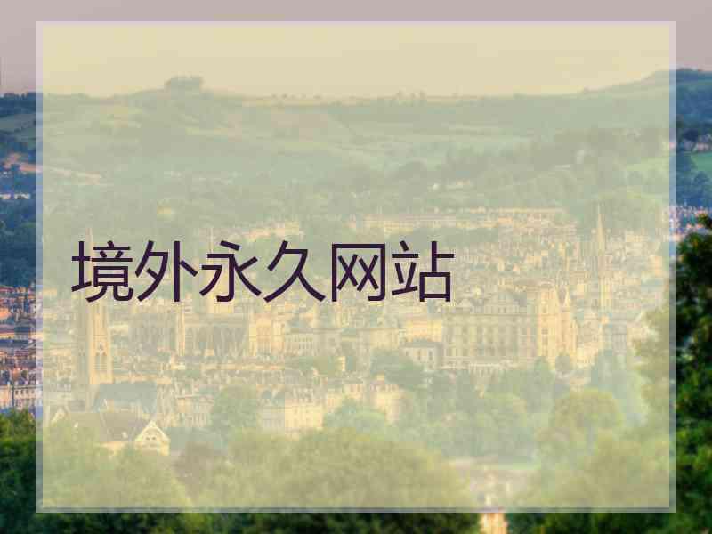 境外永久网站