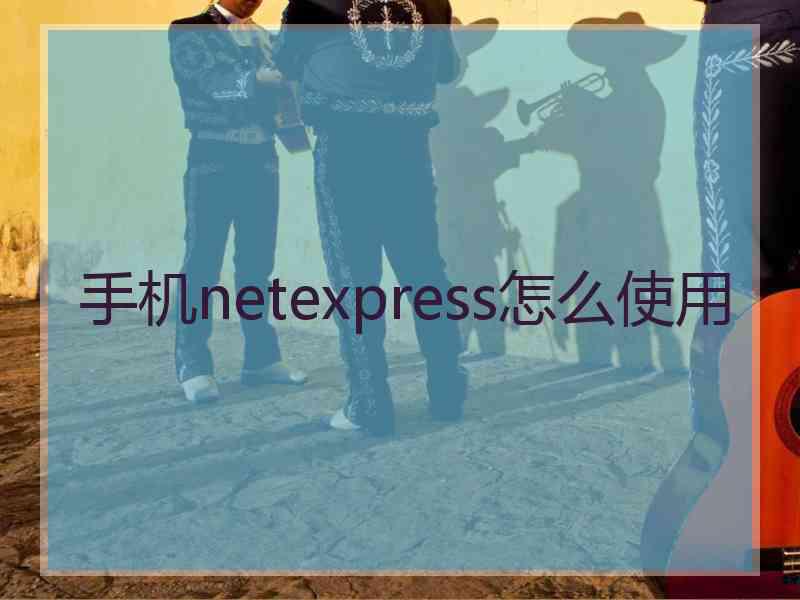 手机netexpress怎么使用