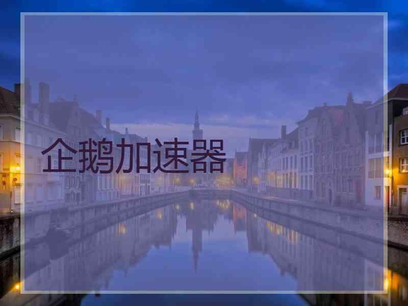 企鹅加速器