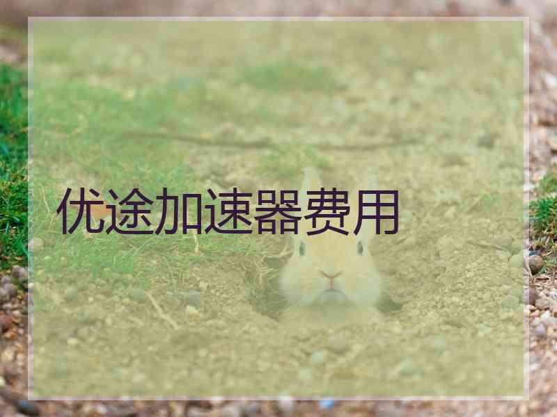 优途加速器费用
