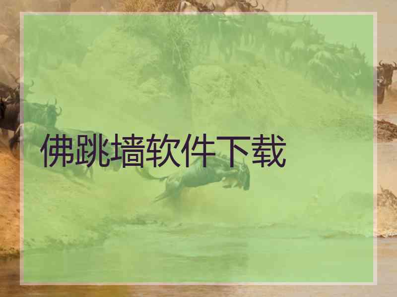 佛跳墙软件下载