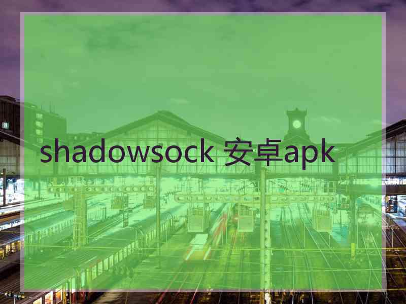 shadowsock 安卓apk