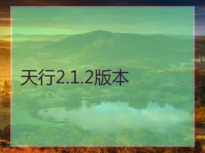 天行2.1.2版本