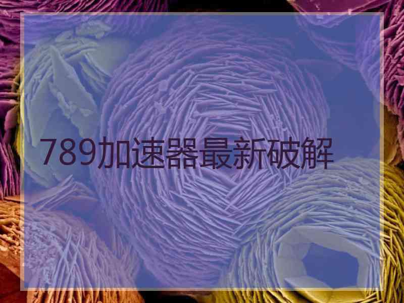 789加速器最新破解