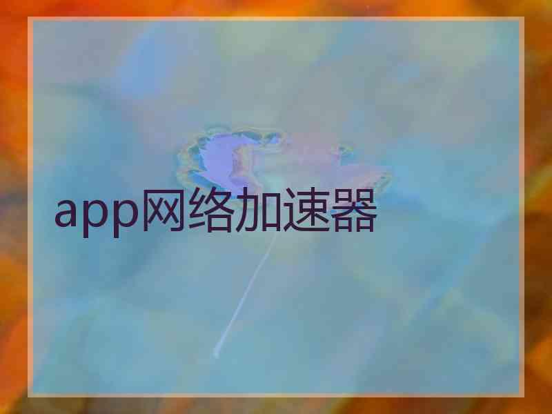 app网络加速器