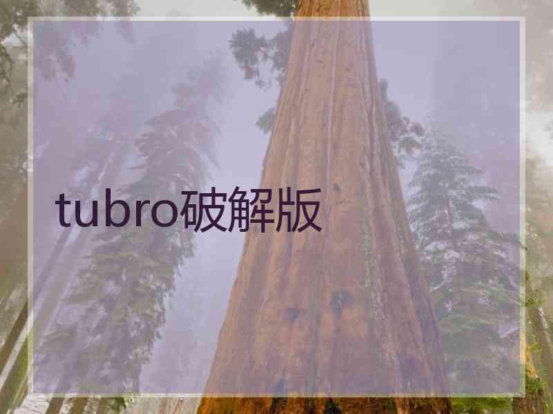 tubro破解版
