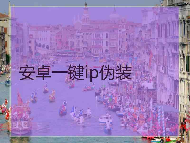 安卓一键ip伪装