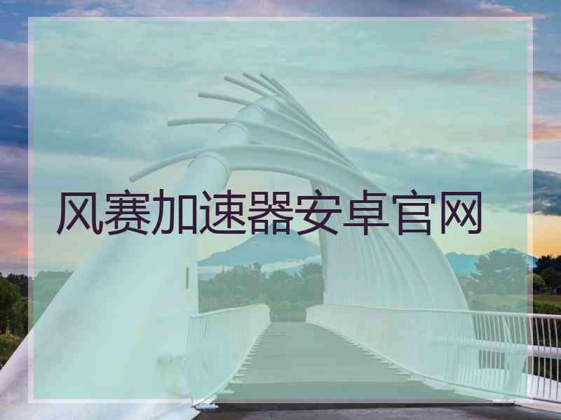 风赛加速器安卓官网