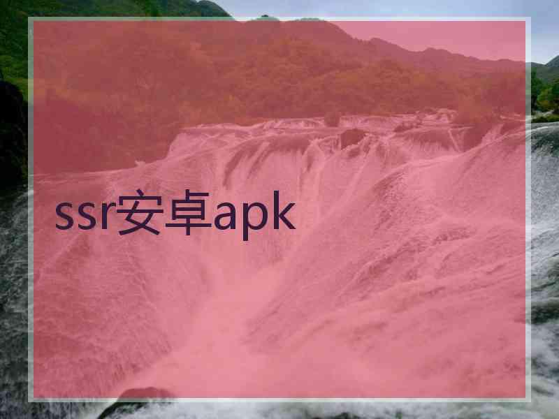 ssr安卓apk