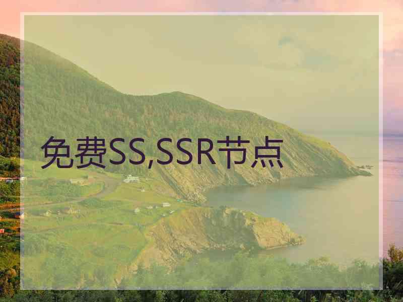 免费SS,SSR节点