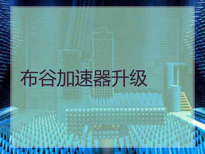 布谷加速器升级